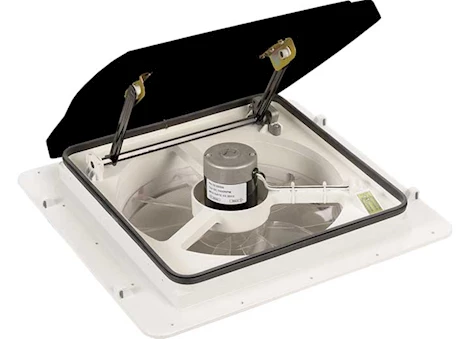 Maxxair Maxxfan plus roof vent w/ 12v fan, thermostat, & remote - powered lift - 10 spee Main Image