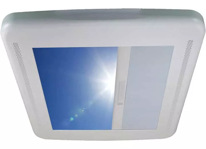 Maxxair Maxxshade plus retractable rv roof vent shade no lighting - white