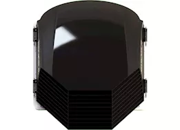 Maxxair ii rv roof vent cover - black