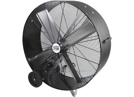 Maxx Air Fan 42in 2 fan speeds drum fan in black with wheels Main Image