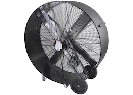 Maxx Air Fan 48in 2 fan speeds drum fan in black with wheels