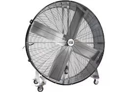 Maxx Air Fan 60in 2 fan speeds drum fan in black with wheels