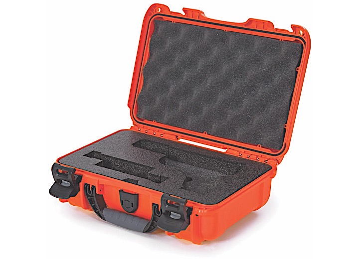 Nanuk 909 waterproof hard case w/glock - orange, interior: 11.4 x 7 x 3.7in Main Image