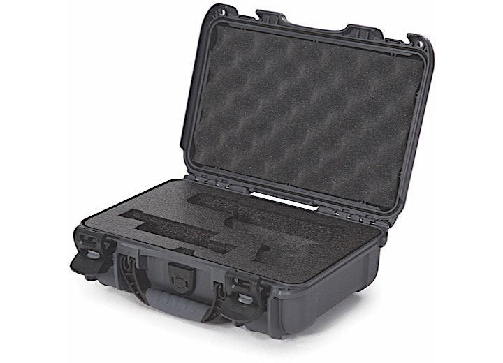 Nanuk 909 waterproof hard case w/glock - graphite, interior: 11.4 x 7 x 3.7in Main Image