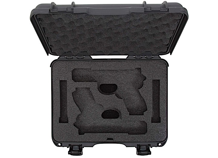 Nanuk 910 waterproof hard case w/glock - graphite, interior: 13.2 x 9.2 x 4.1in Main Image