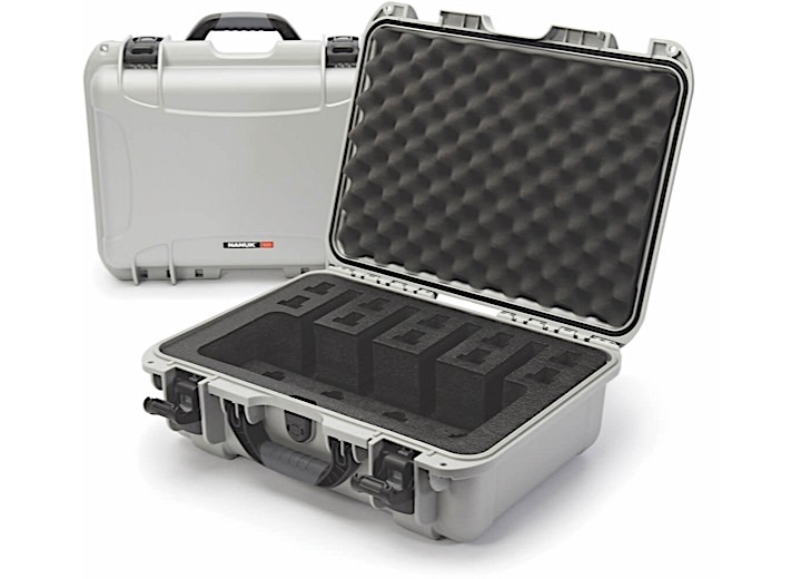 Nanuk 925 waterproof hard case w/foam 4up - silver, interior: 17 x 11.8 x 6.4in Main Image
