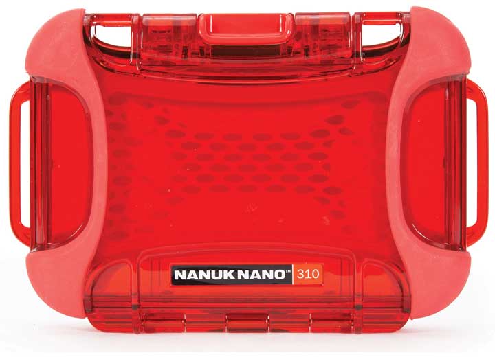 NANUK 310 HARD CASE NANUK NANO - RED, INTERIOR: 5.2 X 3 X 1.1IN