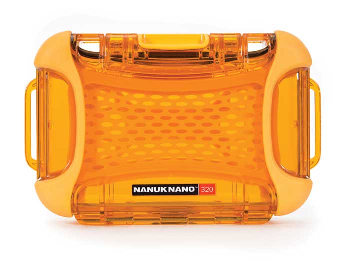 NANUK 320 HARD CASE NANUK NANO - ORANGE, INTERIOR: 5.9 X 3.3 X 1.5IN