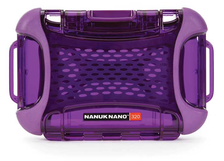 NANUK 320 HARD CASE NANUK NANO - PURPLE, INTERIOR: 5.9 X 3.3 X 1.5IN