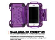Nanuk 320 hard case nanuk nano - purple, interior: 5.9 x 3.3 x 1.5in