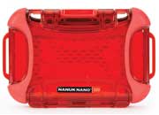 Nanuk 320 hard case nanuk nano - red, interior: 5.9 x 3.3 x 1.5in