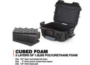 Nanuk 903 waterproof hard case w/foam - black, interior: 7.4 x 4.9 x 3.1in