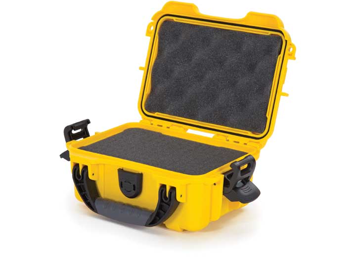 Nanuk 903 waterproof hard case w/foam - yellow, interior: 7.4 x 4.9 x 3.1in Main Image