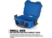 Nanuk 903 waterproof hard case - blue, interior: 7.4 x 4.9 x 3.1in