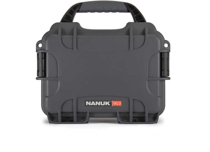 Nanuk 903 waterproof hard case - graphite, interior: 7.4 x 4.9 x 3.1in Main Image