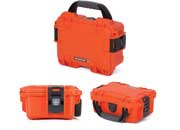 Nanuk 903 waterproof hard case - orange, interior: 7.4 x 4.9 x 3.1in