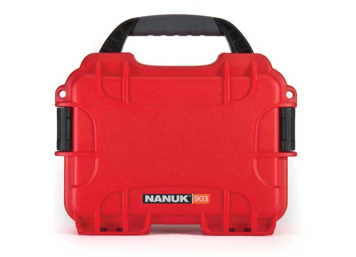 Nanuk 903 waterproof hard case - red, interior: 7.4 x 4.9 x 3.1in Main Image
