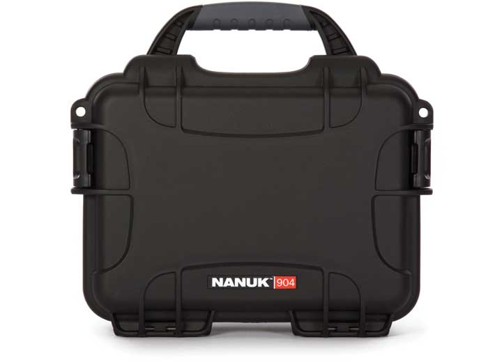 NANUK 904 WATERPROOF HARD CASE - BLACK, INTERIOR: 8.4 X 6 X 3.7IN