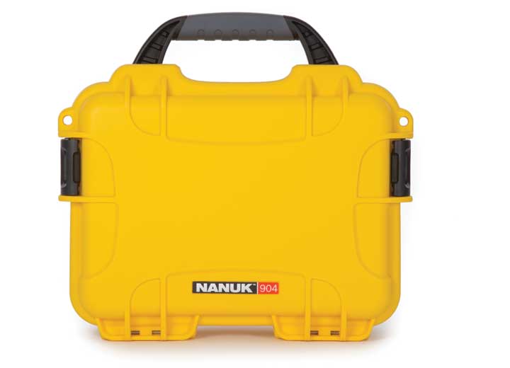 Nanuk 904 waterproof hard case - yellow, interior: 8.4 x 6 x 3.7in Main Image