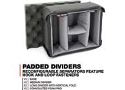Nanuk 905 waterproof hard case w/padded divider - black, interior: 9.4 x 7.4 x 5.5in