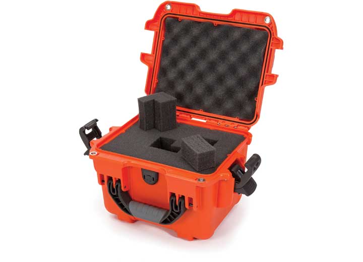 Nanuk 908 waterproof hard case w/foam - orange, interior: 9.5 x 7.5 x 7.5in Main Image