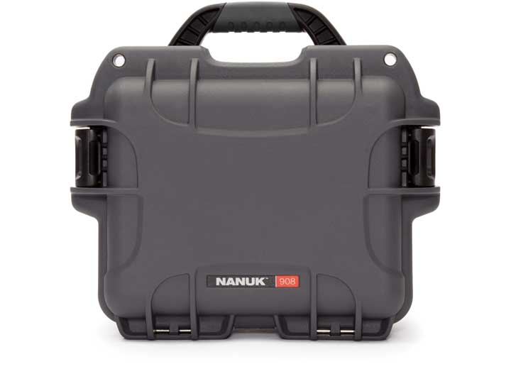 Nanuk 908 waterproof hard case - graphite, interior: 9.5 x 7.5 x 7.5in Main Image