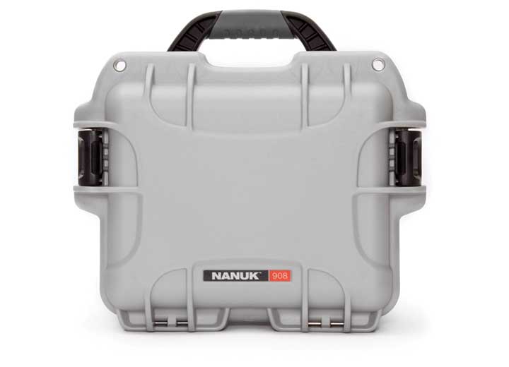 Nanuk 908 waterproof hard case - silver, interior: 9.5 x 7.5 x 7.5in Main Image