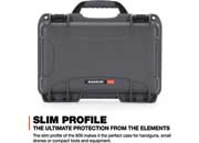 Nanuk 909 waterproof hard case w/foam - graphite, interior: 11.4 x 7 x 3.7in