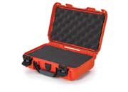 Nanuk 909 waterproof hard case w/foam - orange, interior: 11.4 x 7 x 3.7in