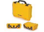 Nanuk 909 waterproof hard case w/foam - yellow, interior: 11.4 x 7 x 3.7in