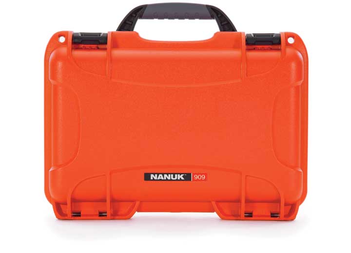 Nanuk 909 waterproof hard case - orange, interior: 11.4 x 7 x 3.7in Main Image