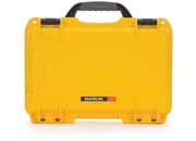 Nanuk 909 waterproof hard case - yellow, interior: 11.4 x 7 x 3.7in