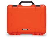 Nanuk 910 waterproof hard case - orange, interior: 13.2 x 9.2 x 4.1in