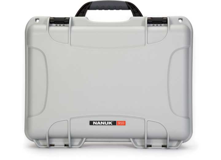 Nanuk 910 waterproof hard case - silver, interior: 13.2 x 9.2 x 4.1in Main Image