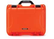Nanuk 915 waterproof hard case w/padded divider - orange, interior: 13.8 x 9.3 x 6.2in