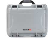 Nanuk 915 waterproof hard case w/padded divider - silver, interior: 13.8 x 9.3 x 6.2in