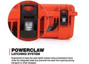 Nanuk 918 waterproof hard case w/padded divider - orange, interior: 14.9 x 9.8 x 8.6in
