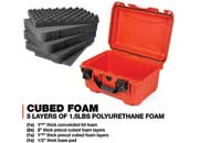 Nanuk 918 waterproof hard case w/foam - orange, interior: 14.9 x 9.8 x 8.6in