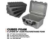 Nanuk 918 waterproof hard case w/foam - silver, interior: 14.9 x 9.8 x 8.6in