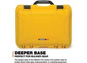 Nanuk 918 waterproof hard case w/foam - yellow, interior: 14.9 x 9.8 x 8.6in