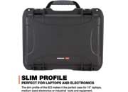 Nanuk 923 waterproof hard case w/foam - black, interior: 16.7 x 11.3 x 5.4in
