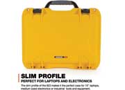Nanuk 923 waterproof hard case w/foam - yellow, interior: 16.7 x 11.3 x 5.4in