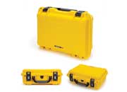 Nanuk 925 waterproof hard case w/padded divider - yellow, interior: 17 x 11.8 x 6.4in