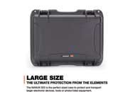 Nanuk 925 waterproof hard case w/foam - graphite, interior: 17 x 11.8 x 6.4in
