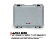 Nanuk 925 waterproof hard case w/foam - silver, interior: 17 x 11.8 x 6.4in