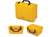 Nanuk 933 waterproof hard case w/padded divider - yellow, interior: 18 x 13 x 9.5in