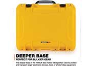 Nanuk 933 waterproof hard case w/foam - yellow, interior: 18 x 13 x 9.5in