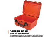 Nanuk 933 waterproof hard case - orange, interior: 18 x 13 x 9.5in