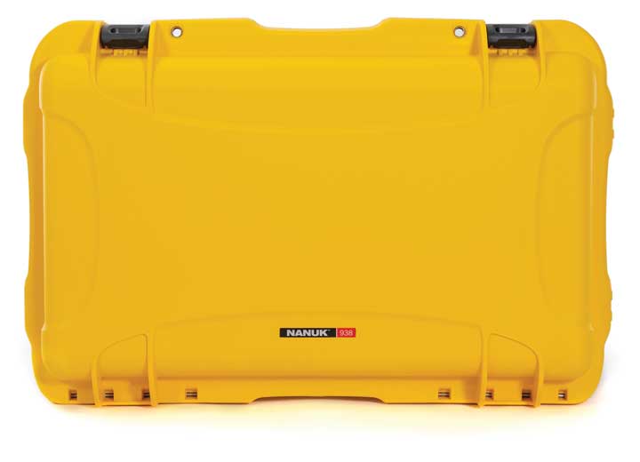 Nanuk 938 waterproof hard case - yellow, interior: 21.5 x 12.5 x 11.6in Main Image