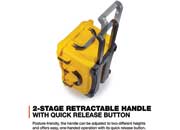 Nanuk 938 waterproof hard case - yellow, interior: 21.5 x 12.5 x 11.6in